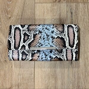 Snakeskin Clutch Bag